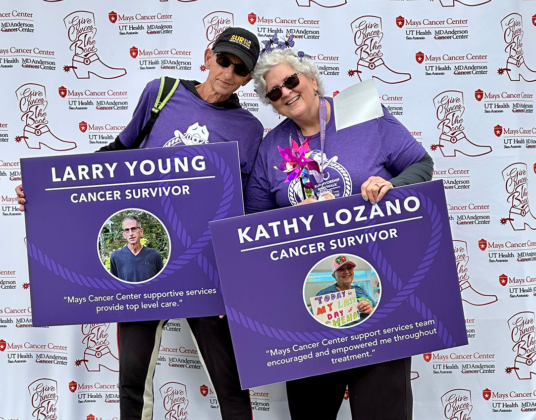 Kathy Lozano and Larry Young